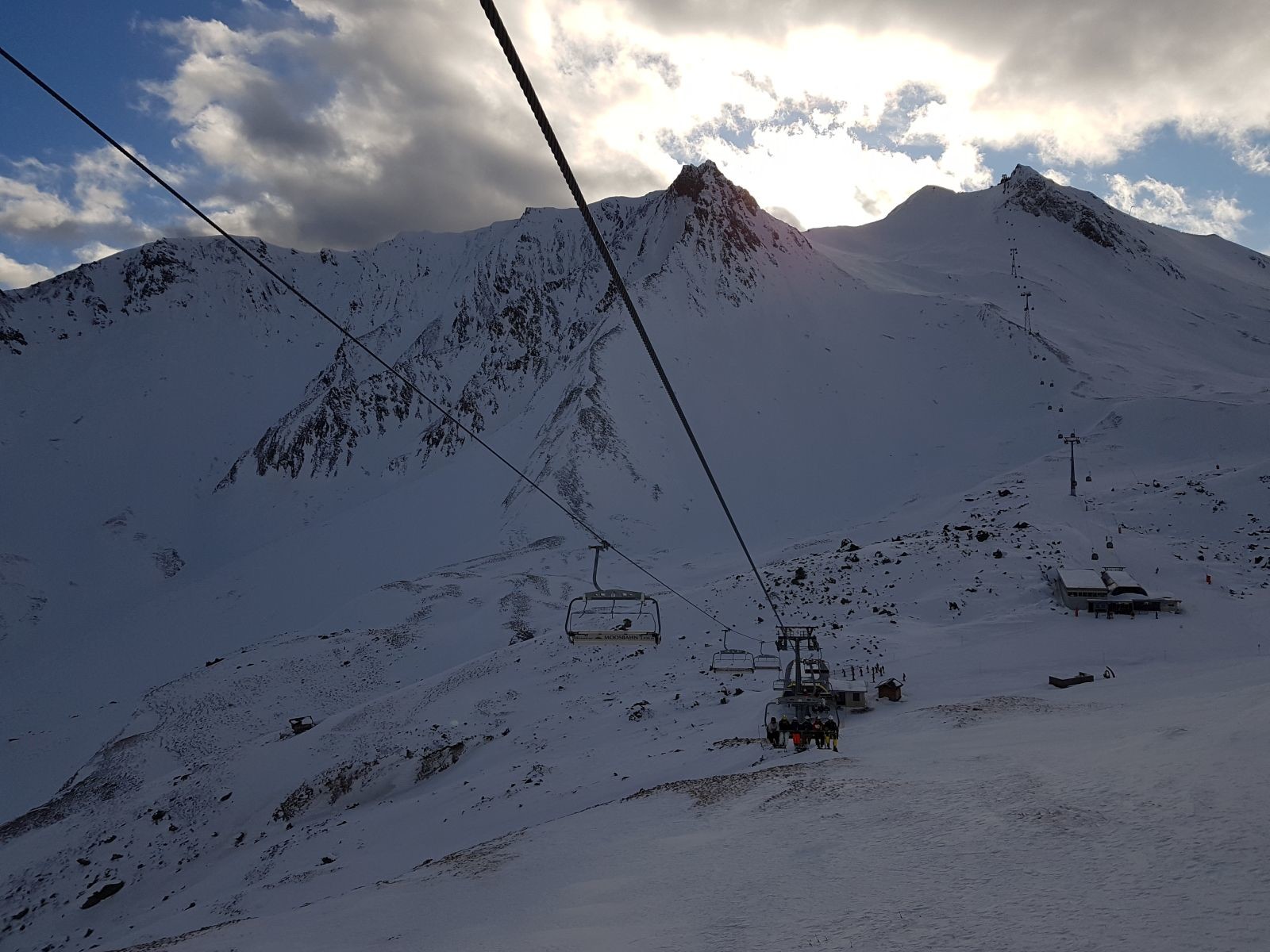 Also ging es nach 3 Wiederholungsfahrten am Masner schon auf den Rückweg mit der Moosbahn