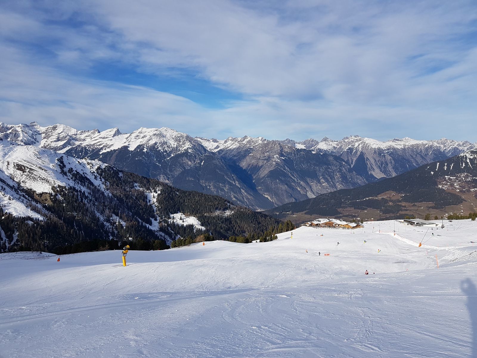 Unten war sie noch in der Sonne.