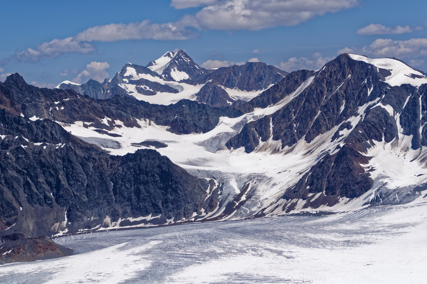 Blick zur Wildspitze.