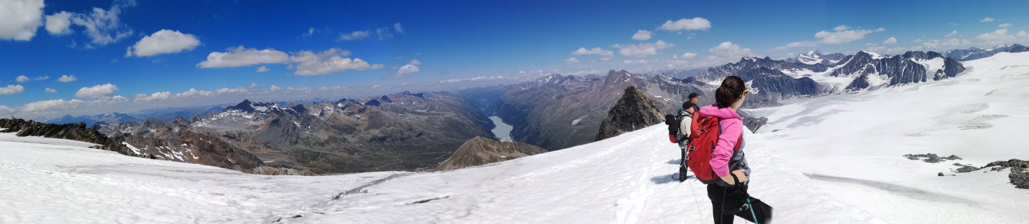 Pano Richtung Stausee Kaunertal.