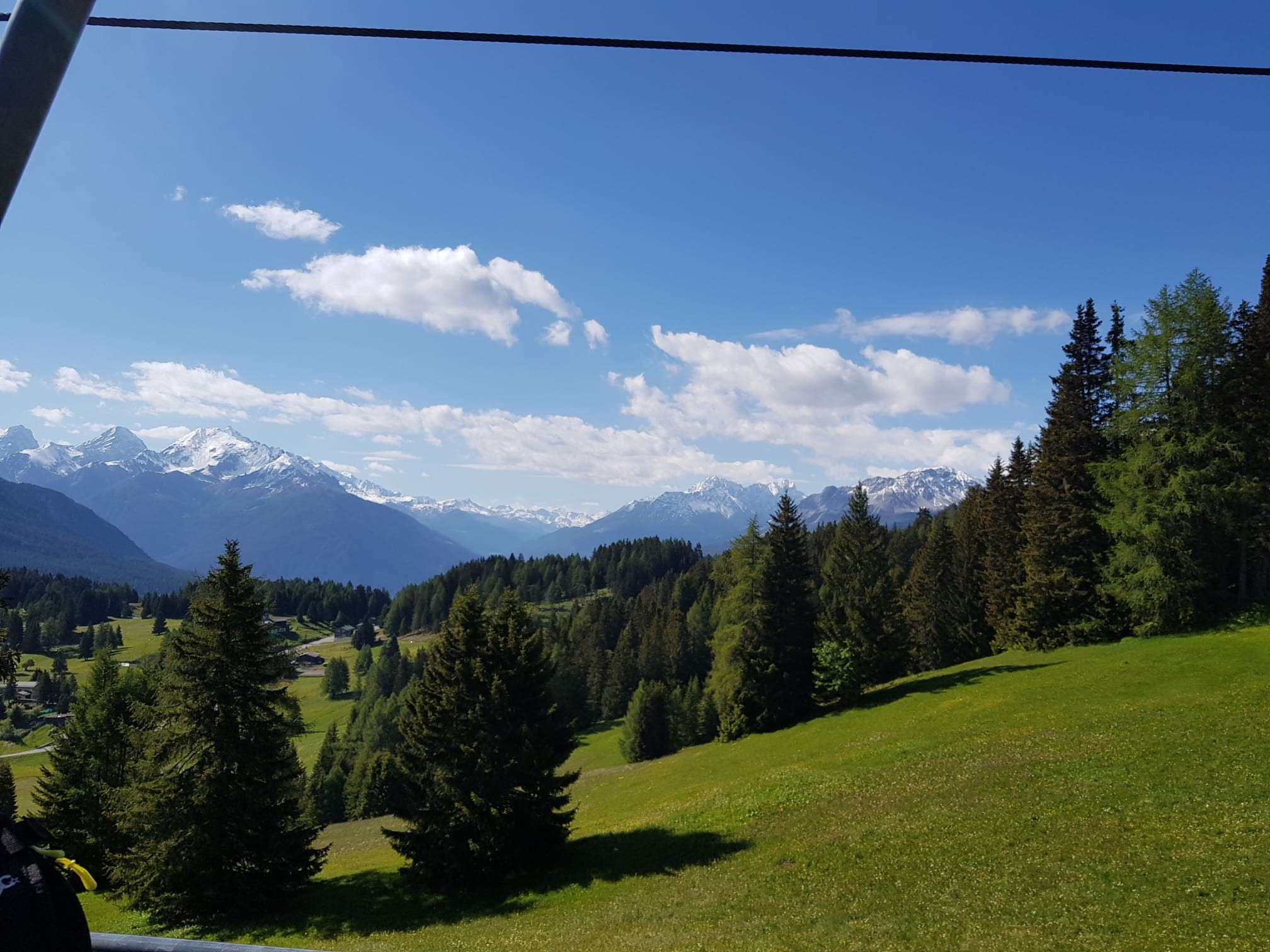 Blick Richtung Savognin/Julier