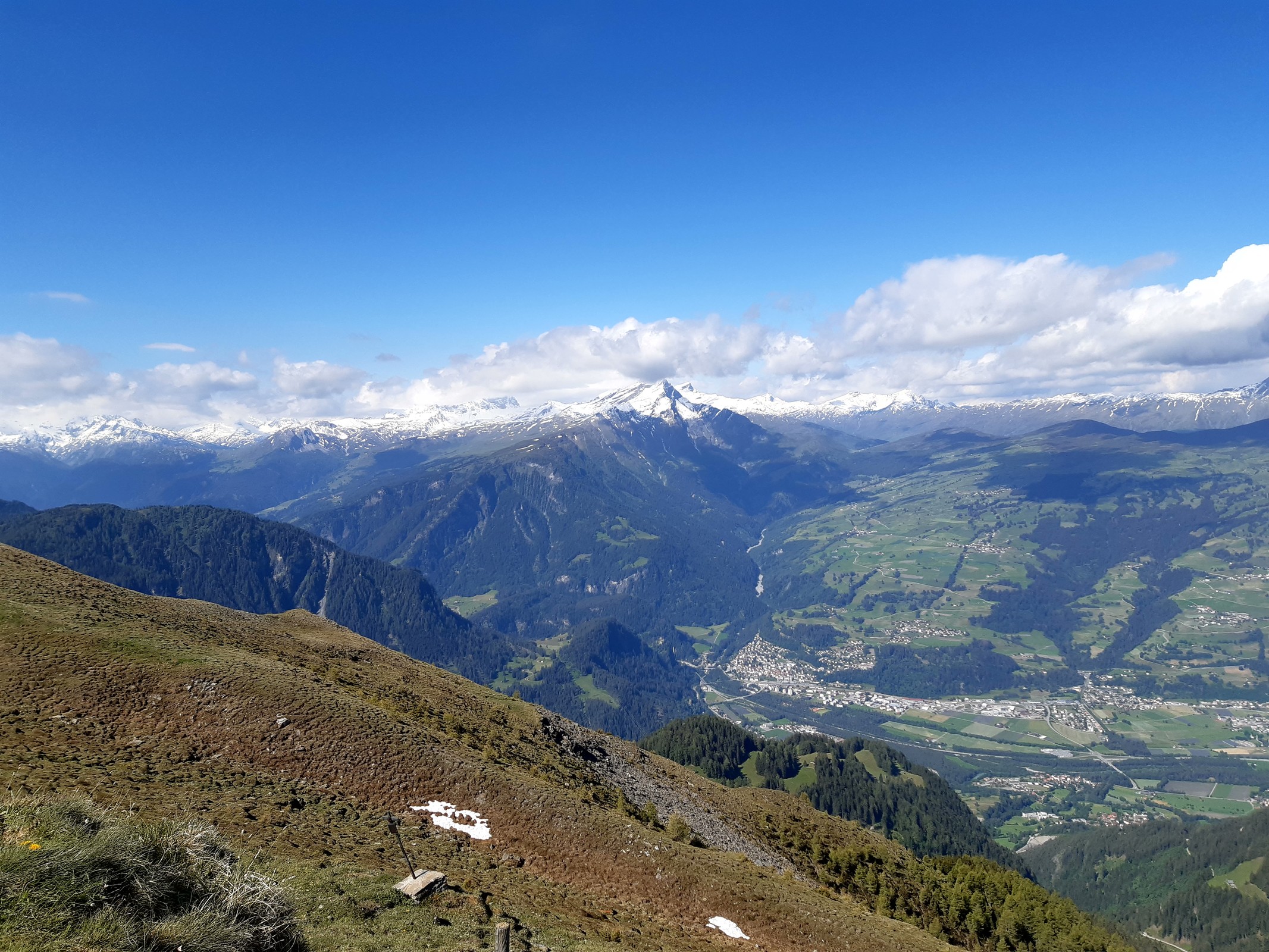 Thusis und Piz Beverin (?]