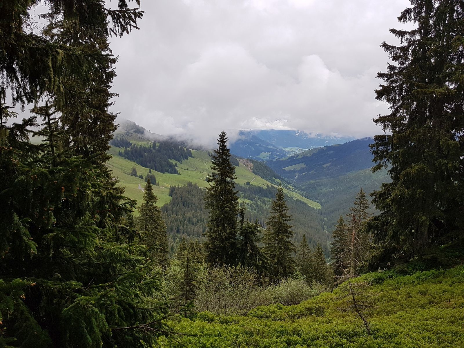 Erneuter Blick, diesmal bis ins Saalachtal