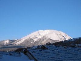Blick aus unserem Wohnung auf unseren Hausberg, genannt &amp;quot;Hochmiesing&amp;quot; (LOL), heißt aber Buffalo Mountain und ist ca. 3850 m hoch