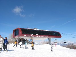 Komischerweise andere Farbe als die Talstation