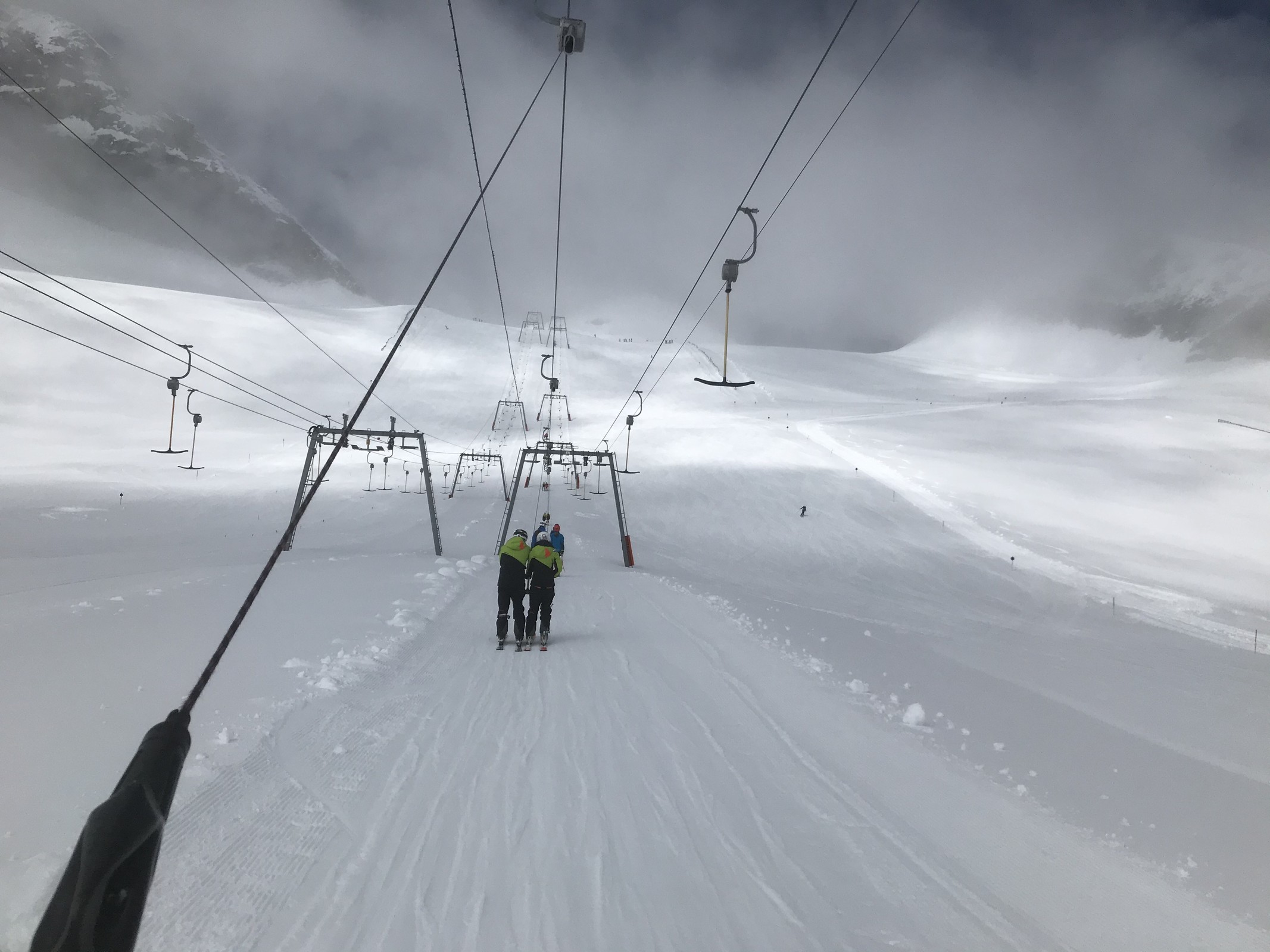 Olpererhang gegen 10 Uhr