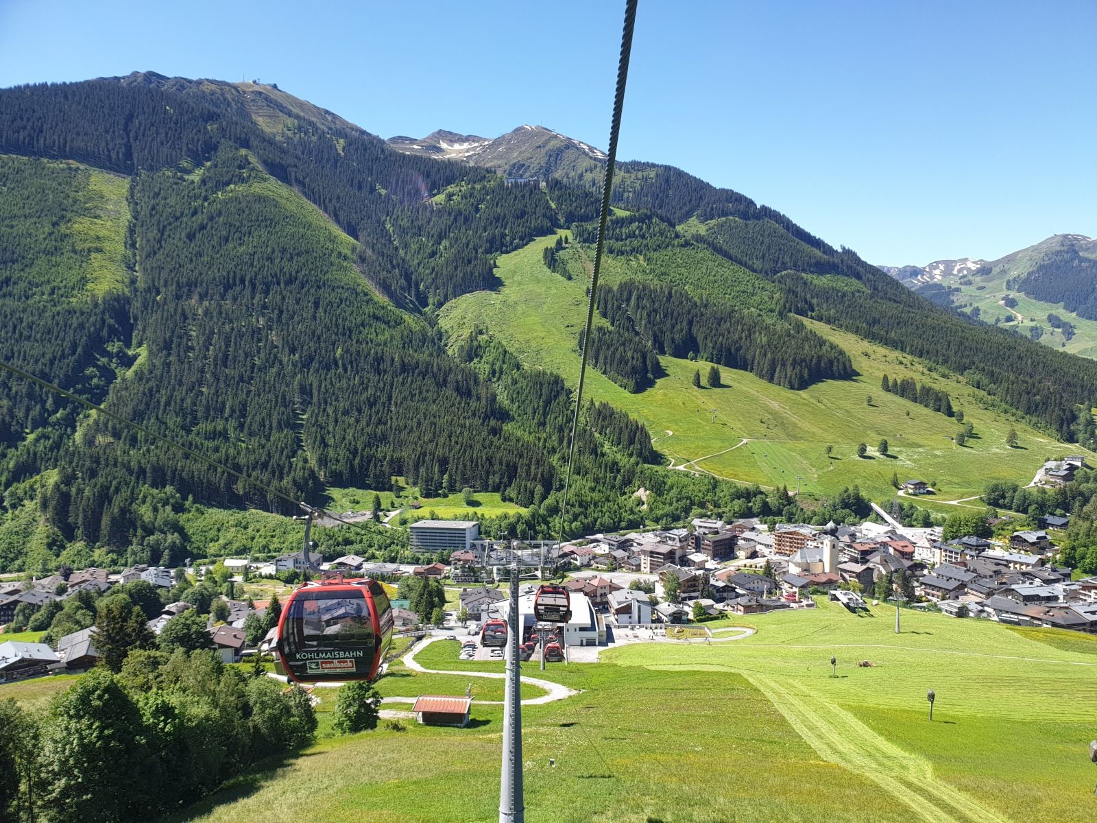 Mit der Kohlmaisbahn geht es nach oben.
