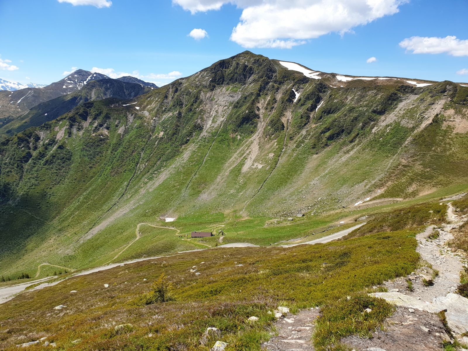 Blick zum Ziel, dem Stemmerkogel