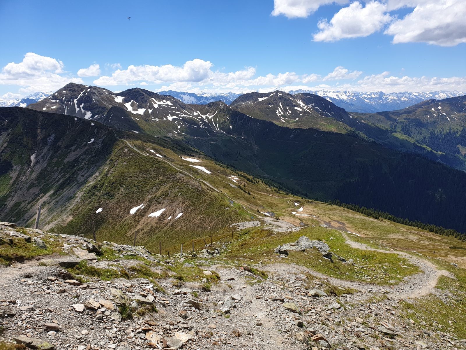 Schon oben, nochmal der selbe Blick. Nun ist Halbzeit und der Rückweg steht an.