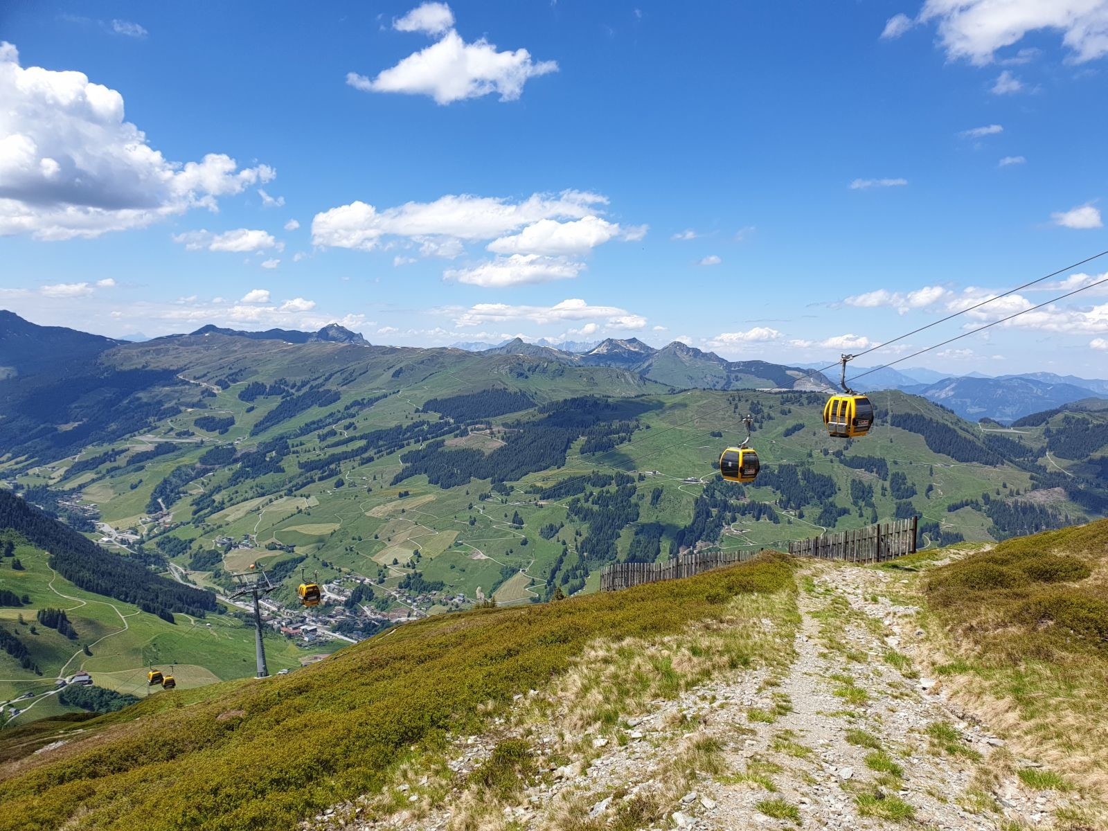 Nun steht die Unterquerung der Westgipfelbahn an.