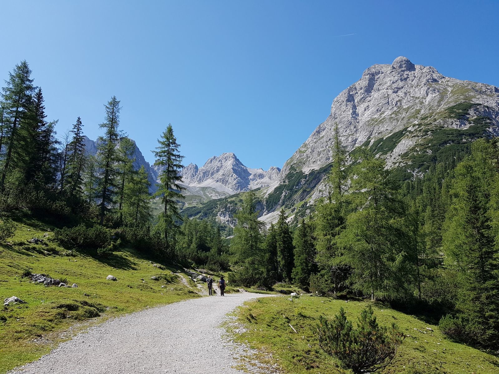 Weiter geht es auf einem etwas breiteren Weg