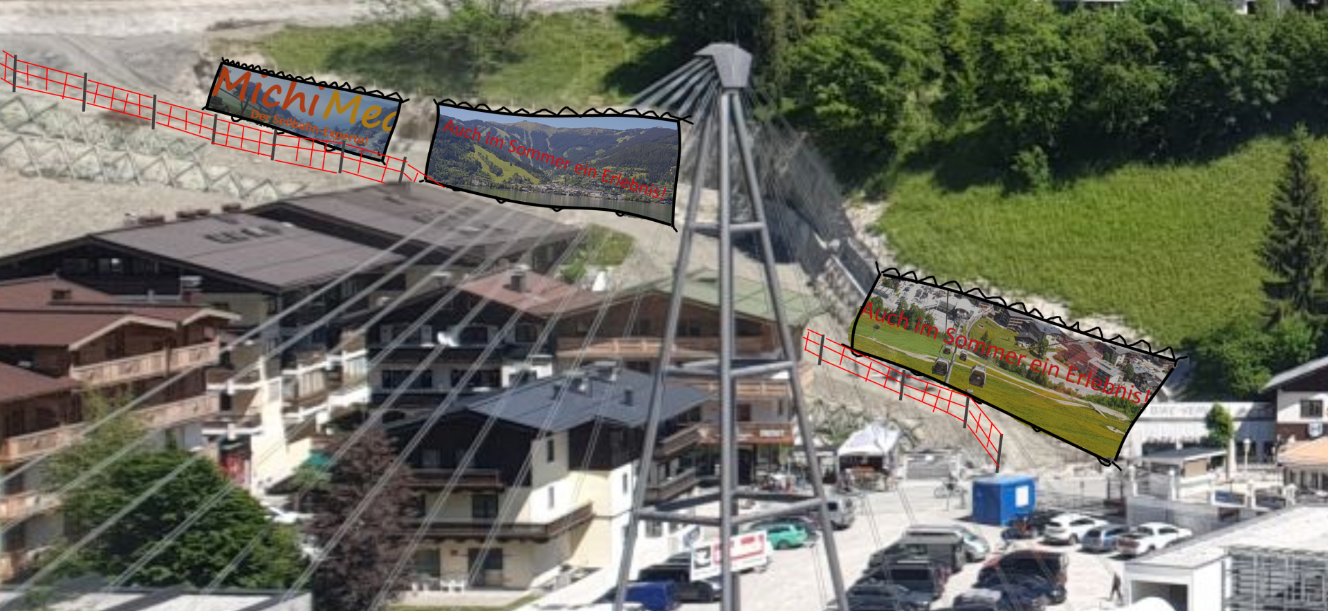 Optimale Lösung am Skiweg.