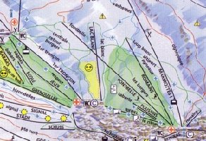 Hier sieht man links von der 6EUB Marmottes 1 die neue 6KSB Romains