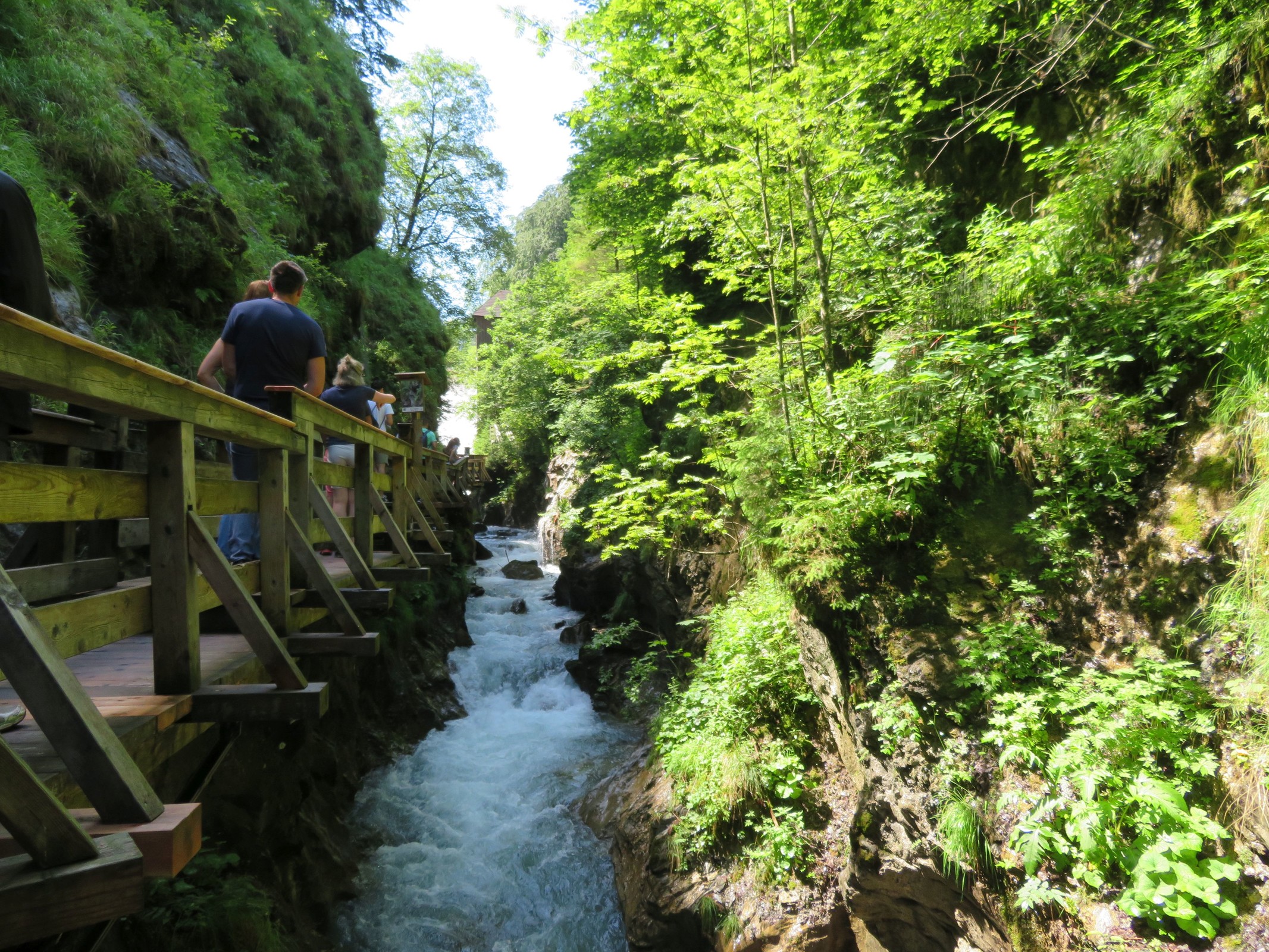 Langsam neigen wir uns dem Ende der Klamm zu.