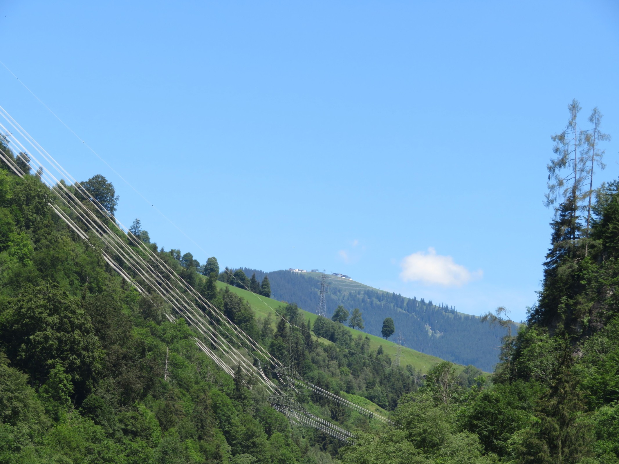 Gleiches Bild, nur zur Schmittenhöhe herangezoomt.