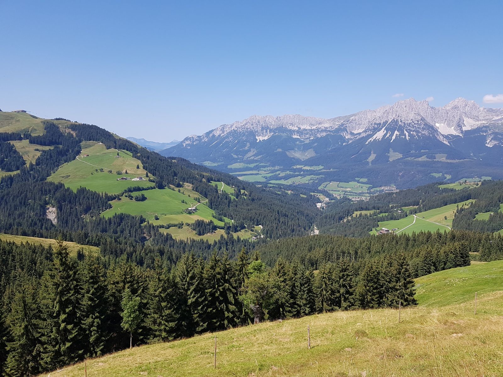 Blick zum Hartkaiser