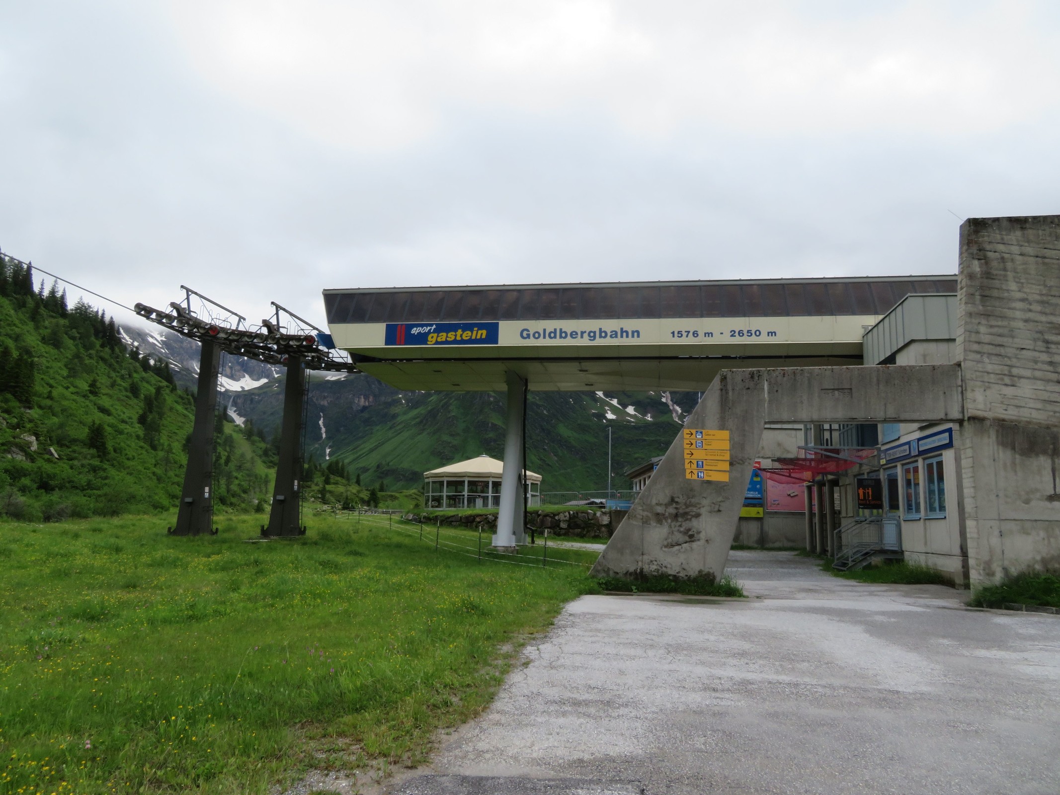 Talstation der Goldbergbahn von der anderen Seite.