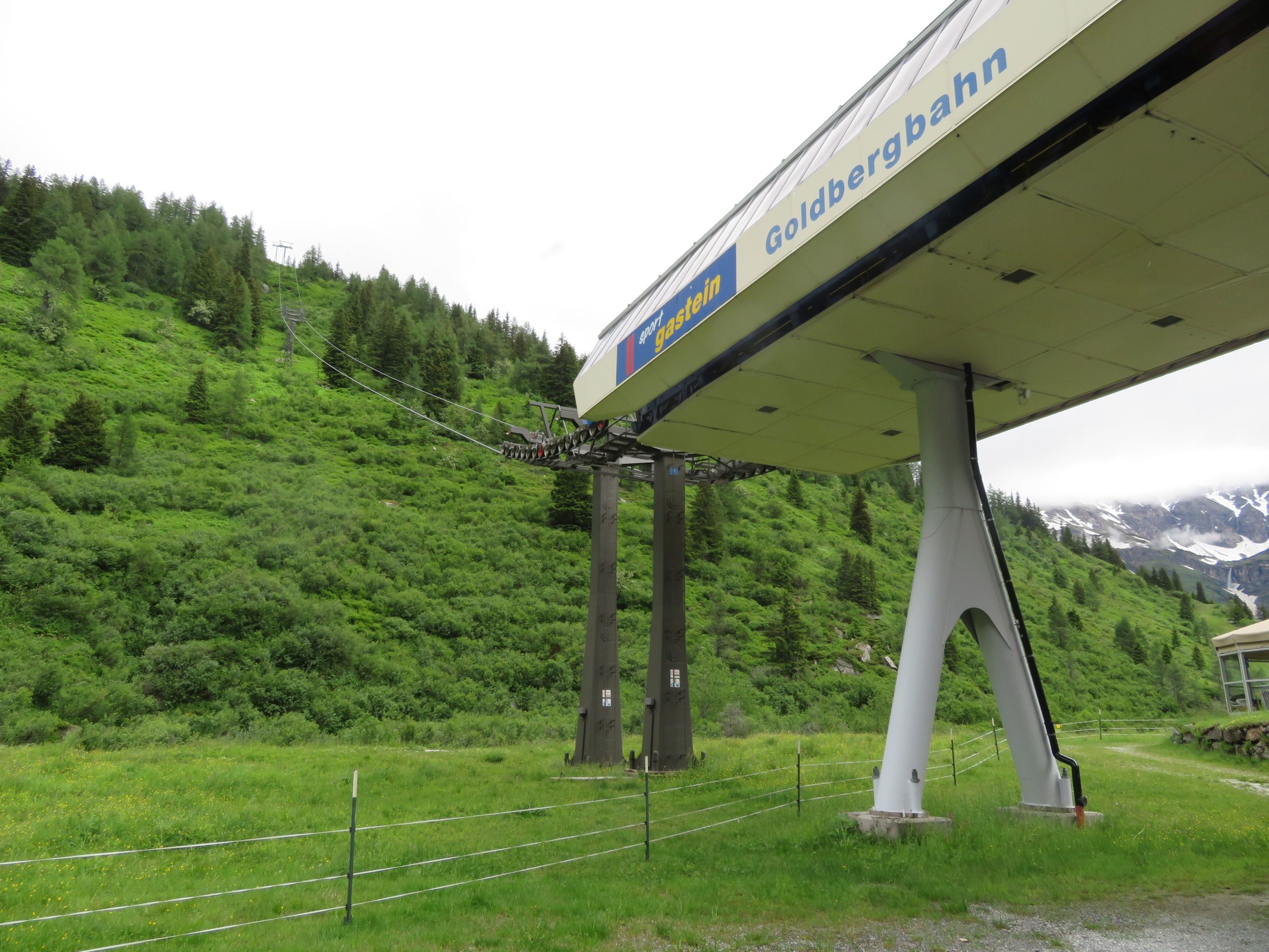 Blick auf die Trasse der selbigen.