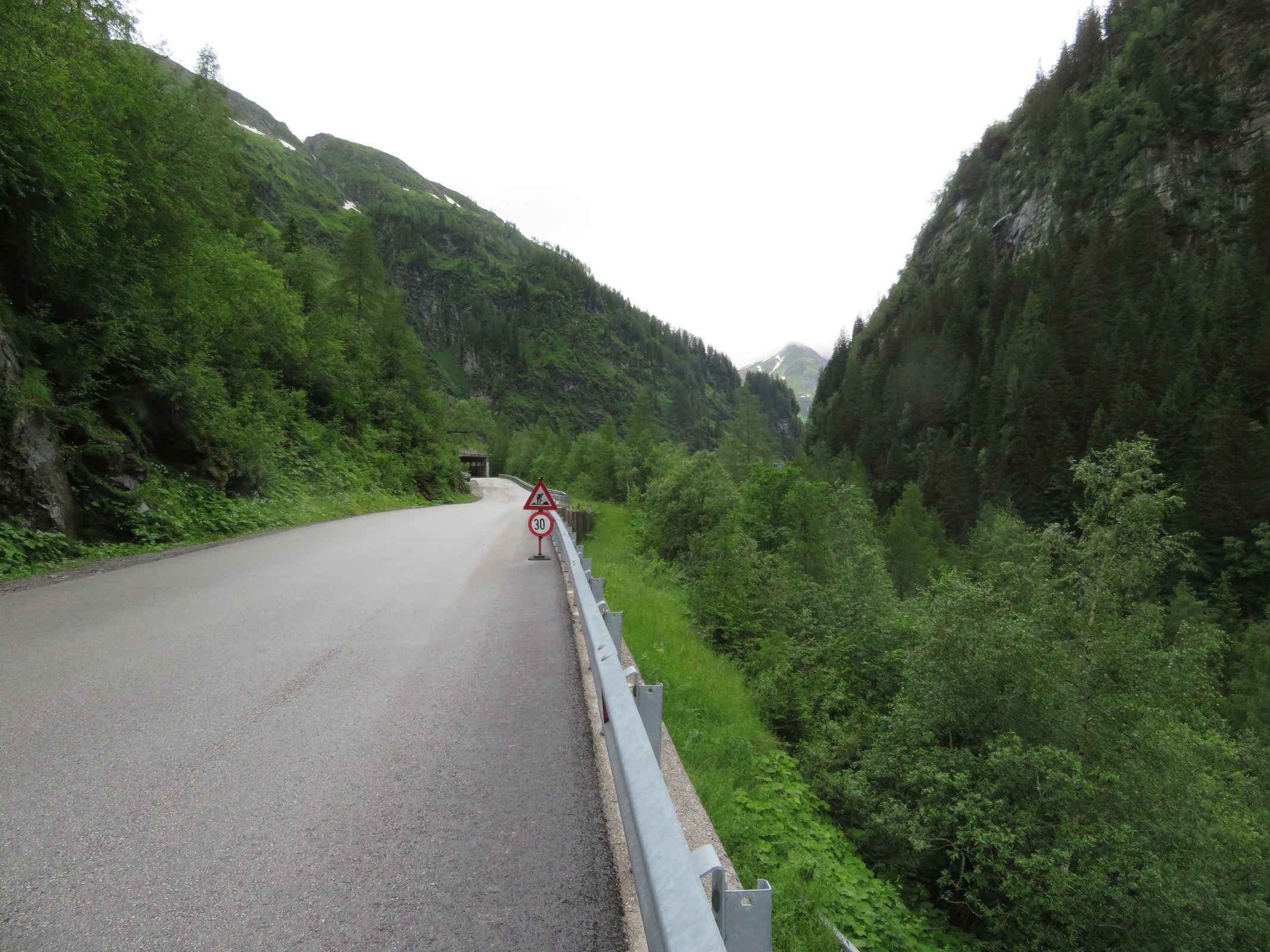 Blick zurück bergwärts.