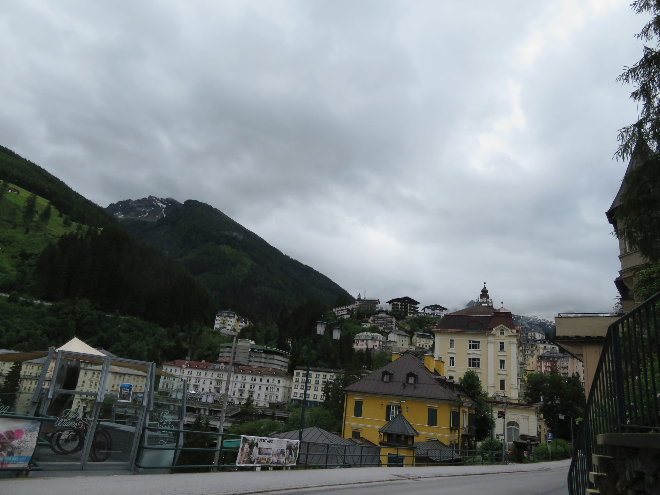Wieder unten in Bad Gastein angekommen.