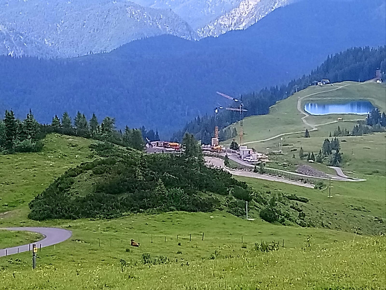 Baustelle Bergstation