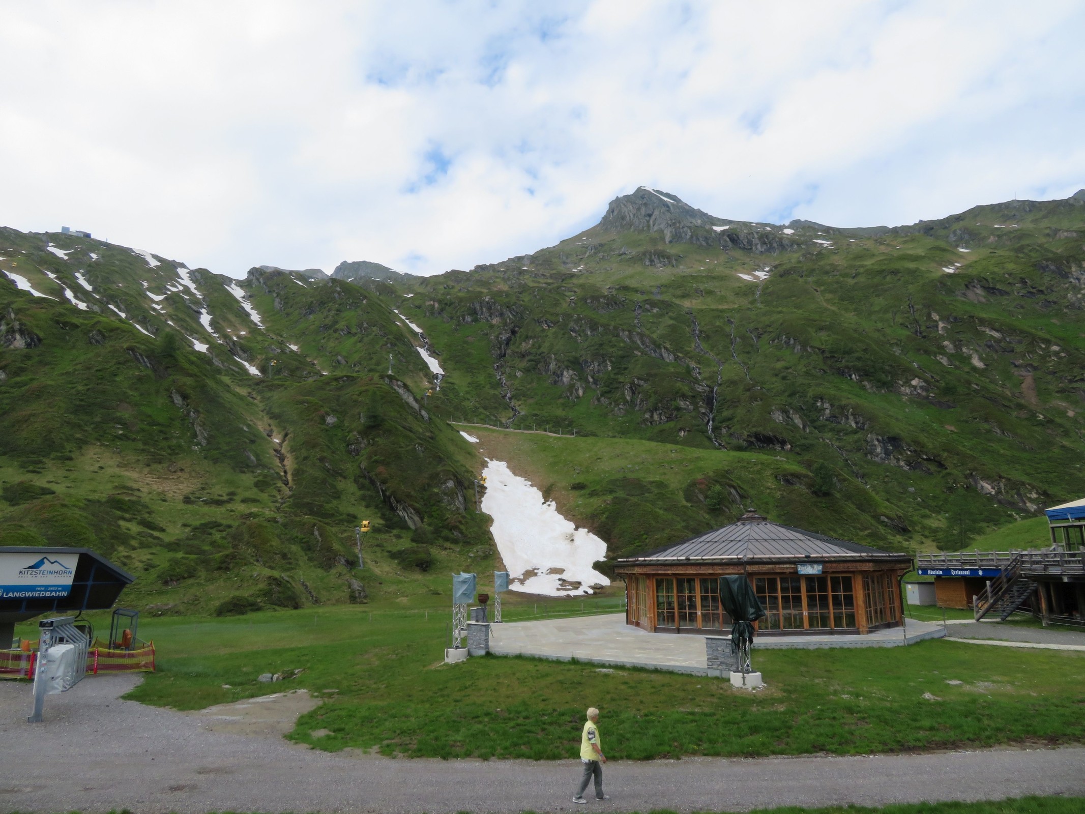 Blick auf den Zielhang der Black Mamba.
