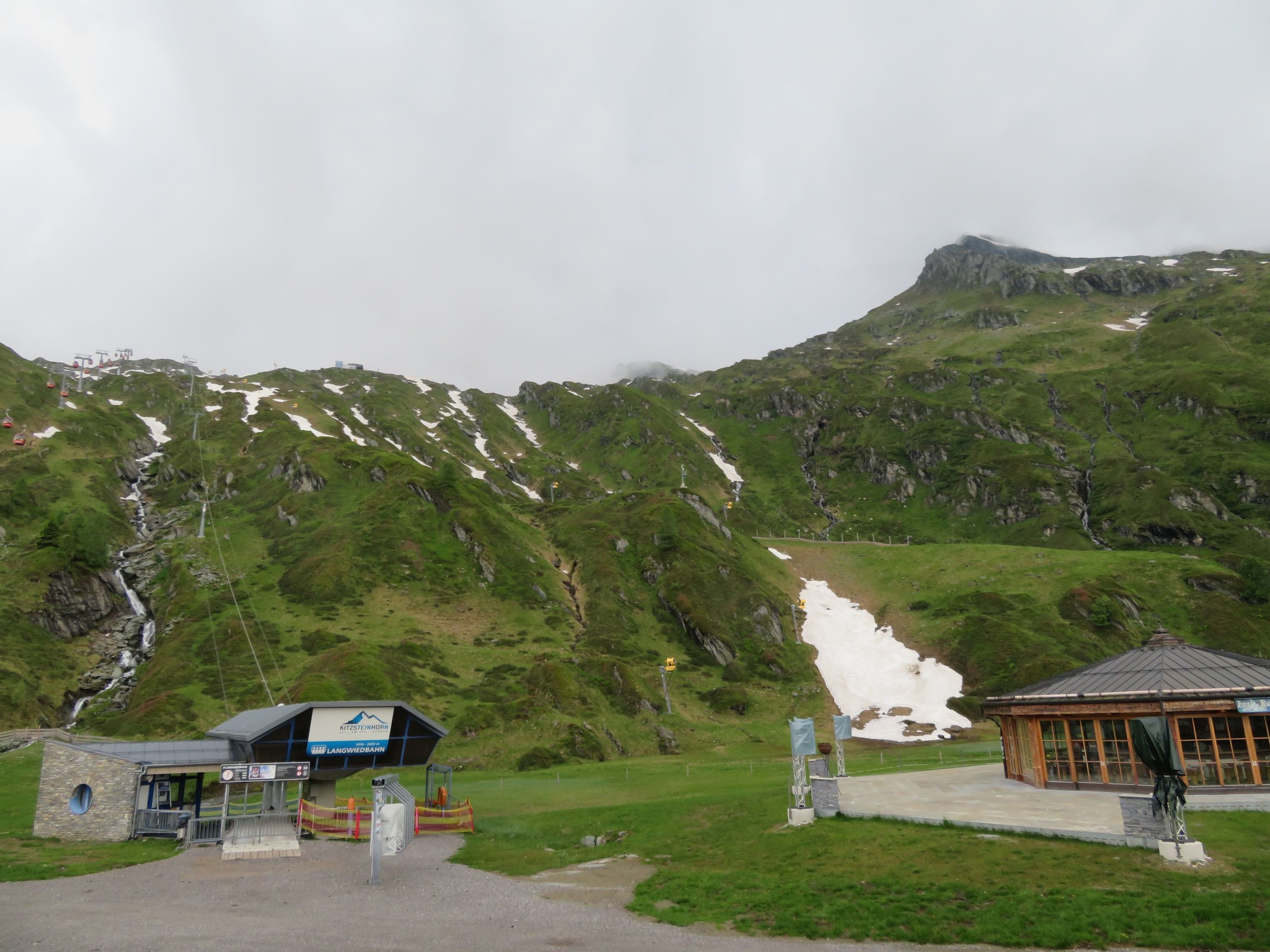 Nochmal der Schlusshang der Black Mamba (Nr. 14) und die Häuslalm.
