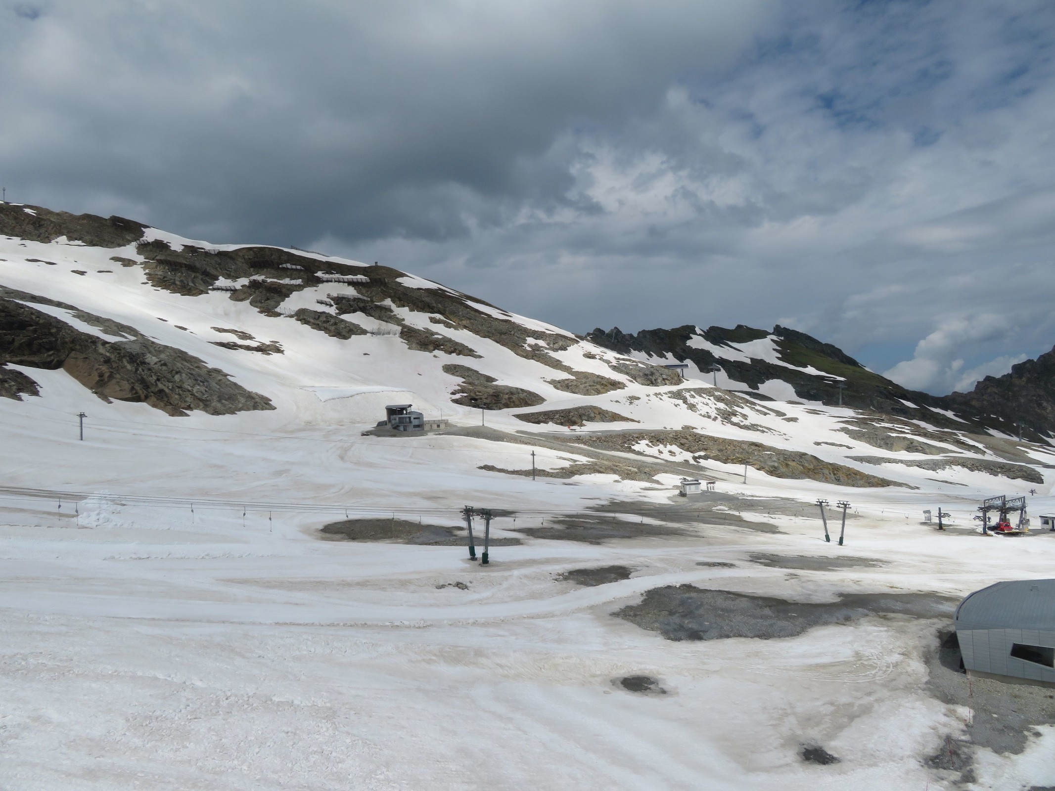 Plateau im Talstationsbereich der Kitzlifte.