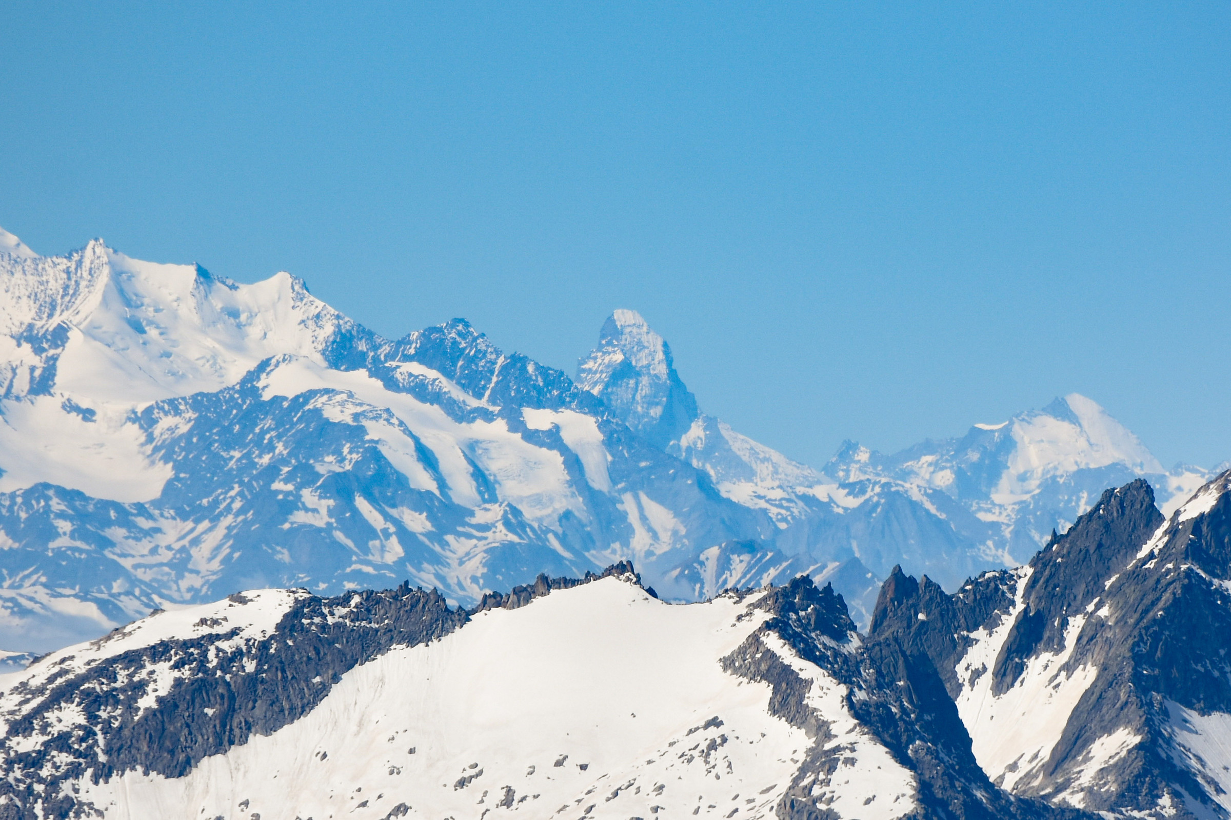Fernblick zum Matterhorn