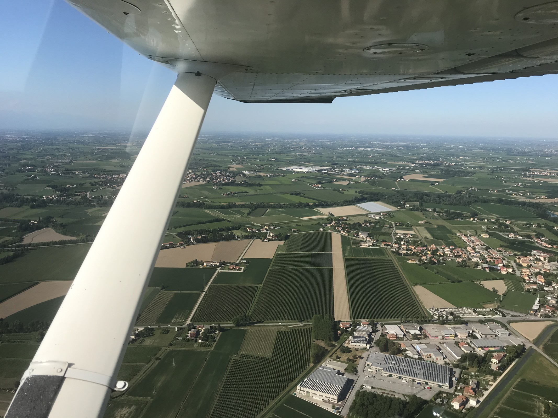 Bis Bassano müssen wir auf 1500ft bleiben