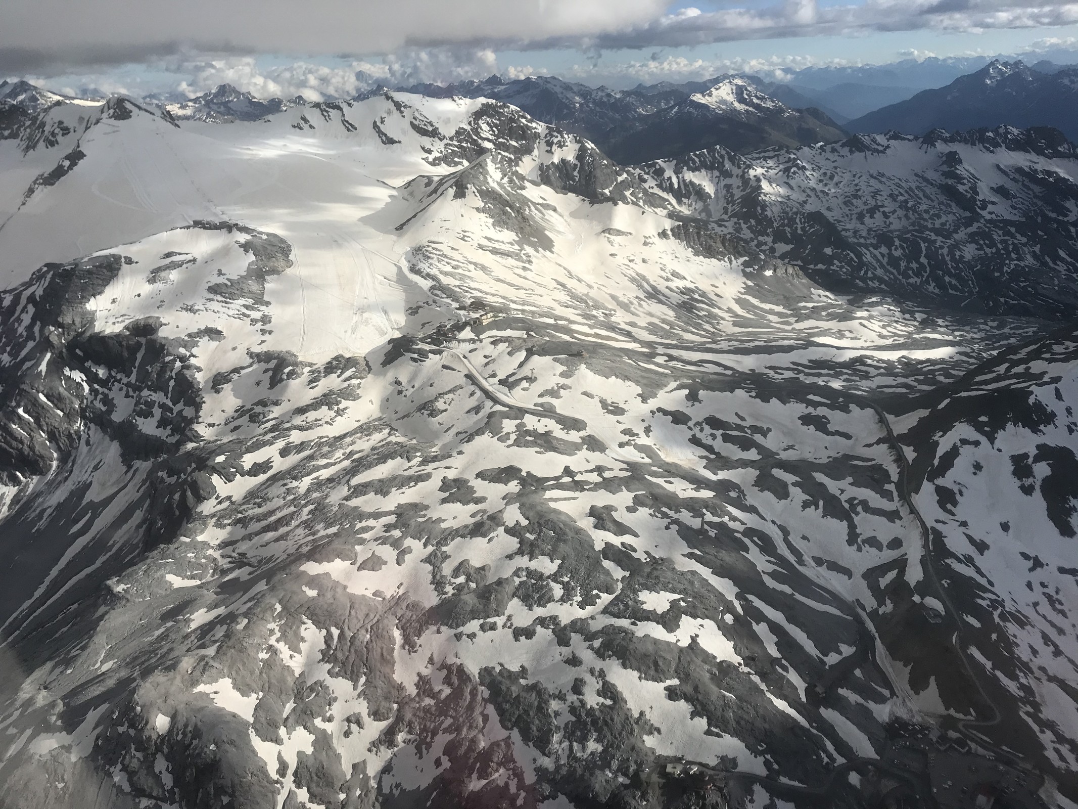 Auf der Talabfahrt muss man 1x abschnallen