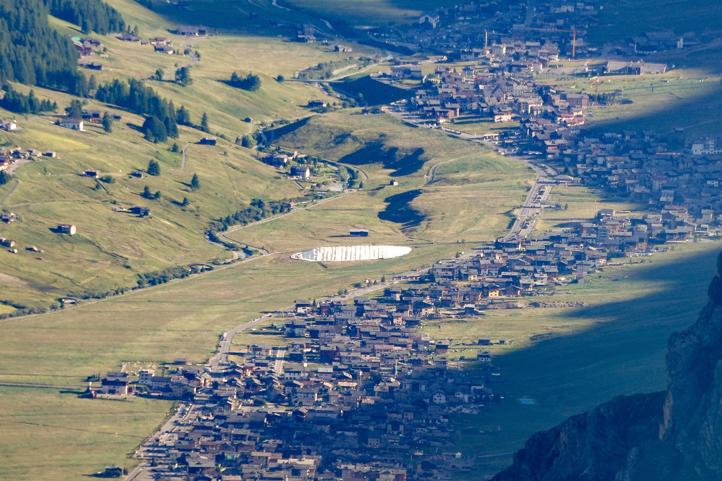 Das Schneedepot ist gigantisch