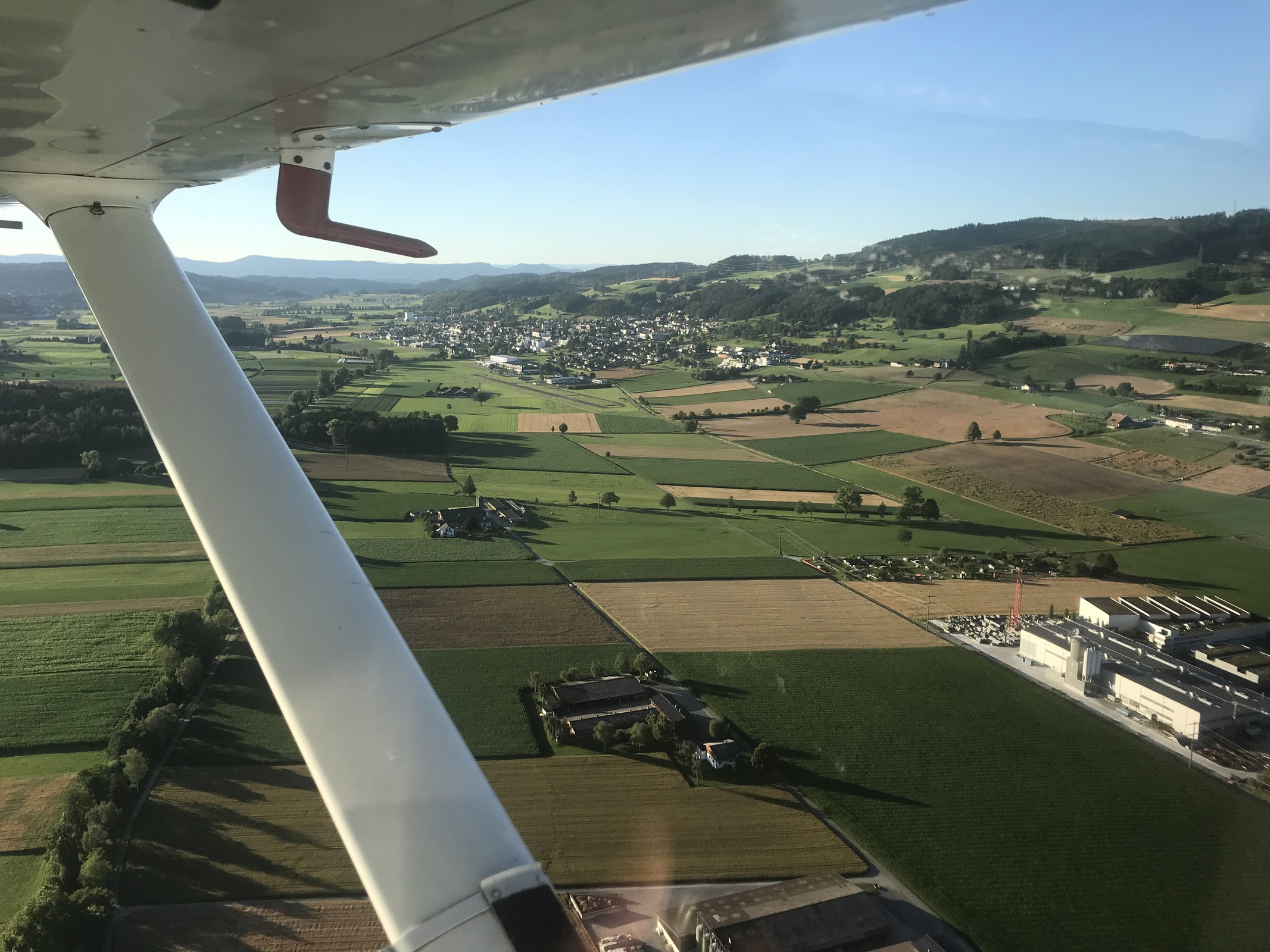 Landeanflug auf Triengen