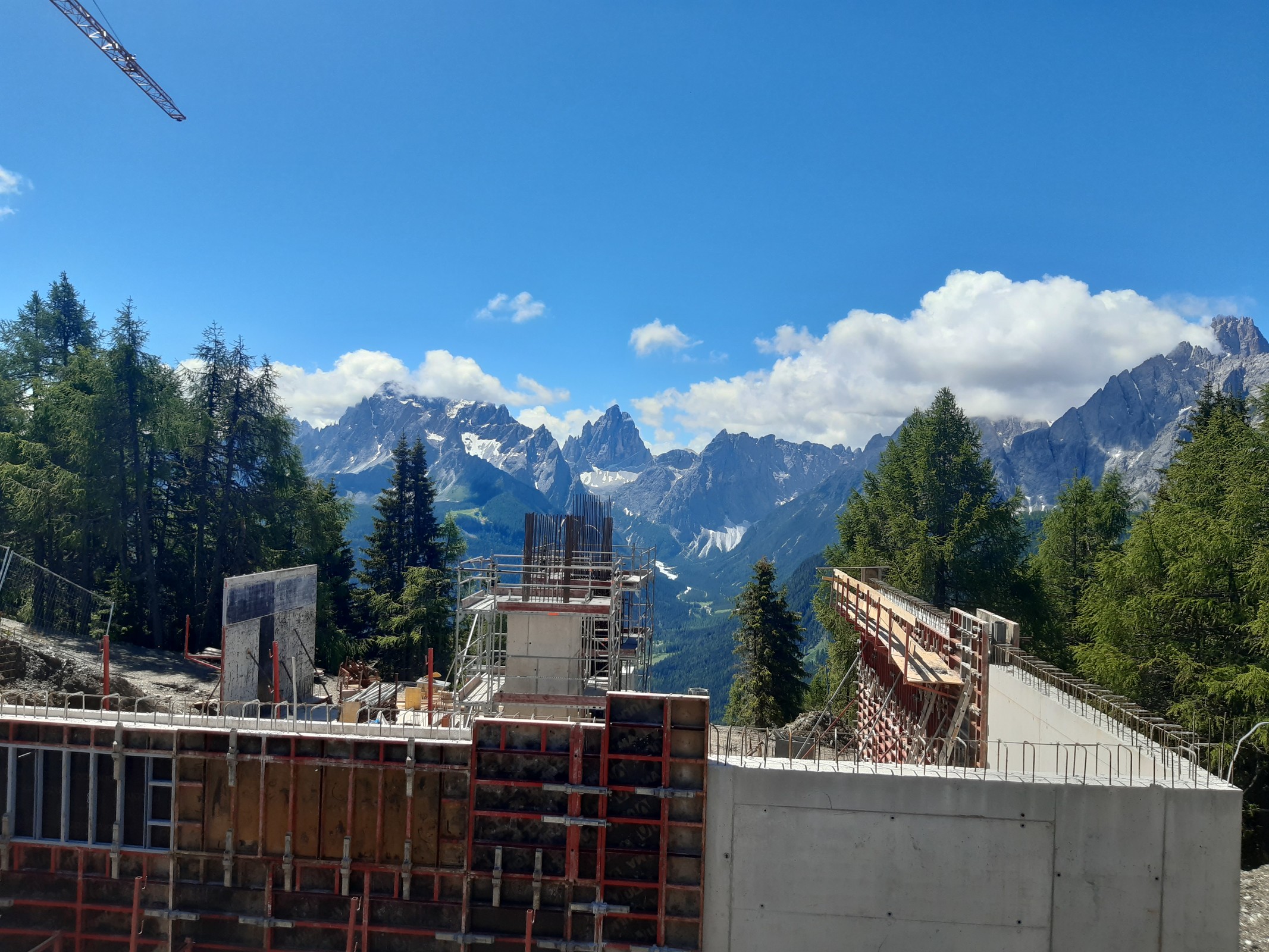 Bergstation Helmjet. Was für eine Aussicht!