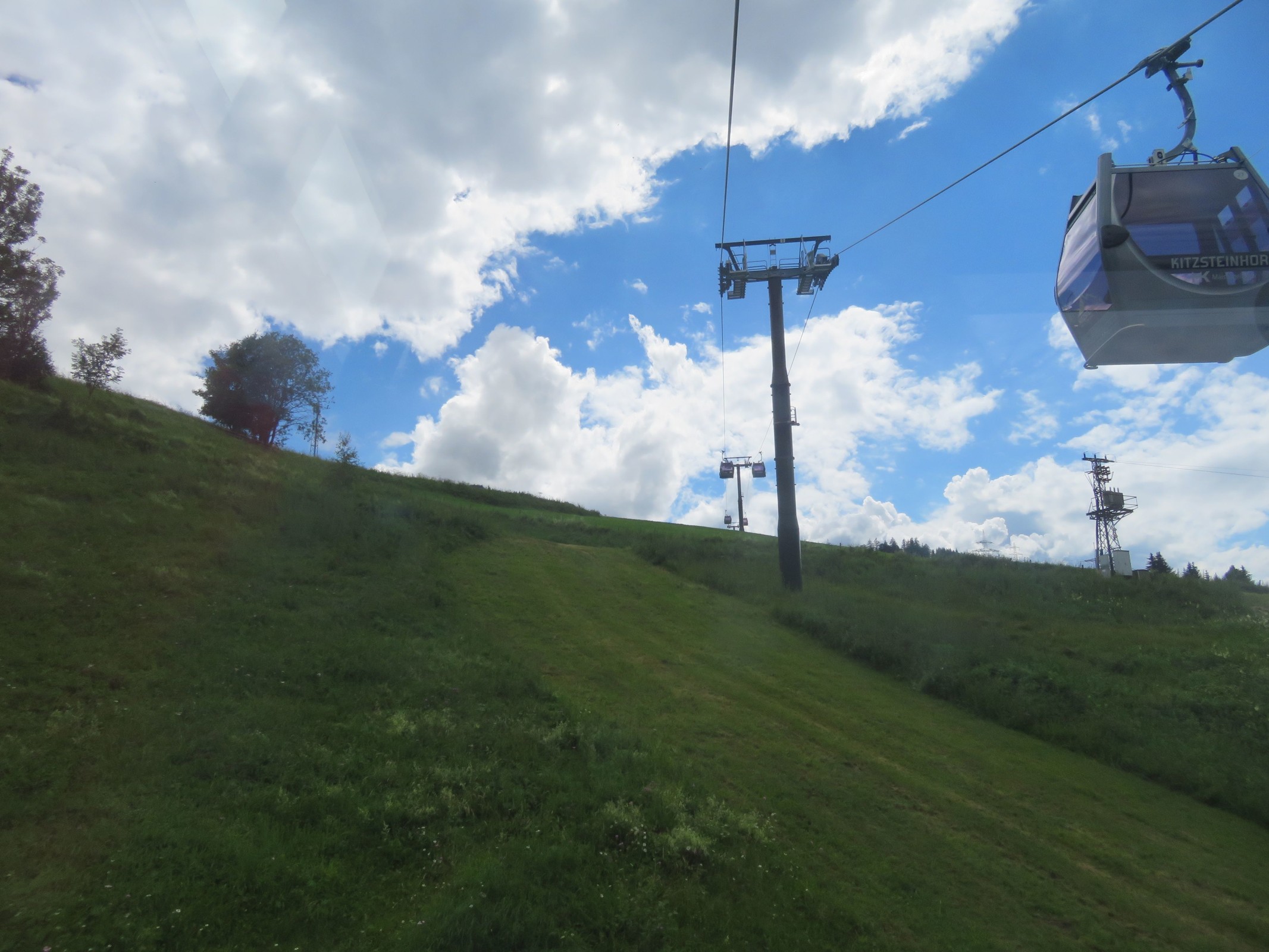 An der gleichen Stelle bergwärts fotografiert.