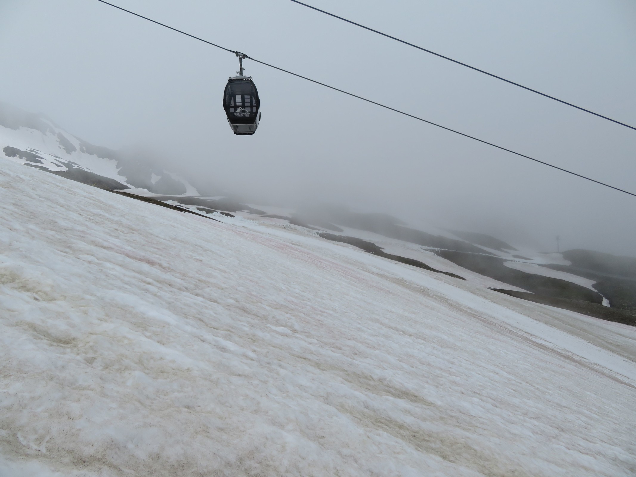 Blick zur anderen Variante der Abfahrt.