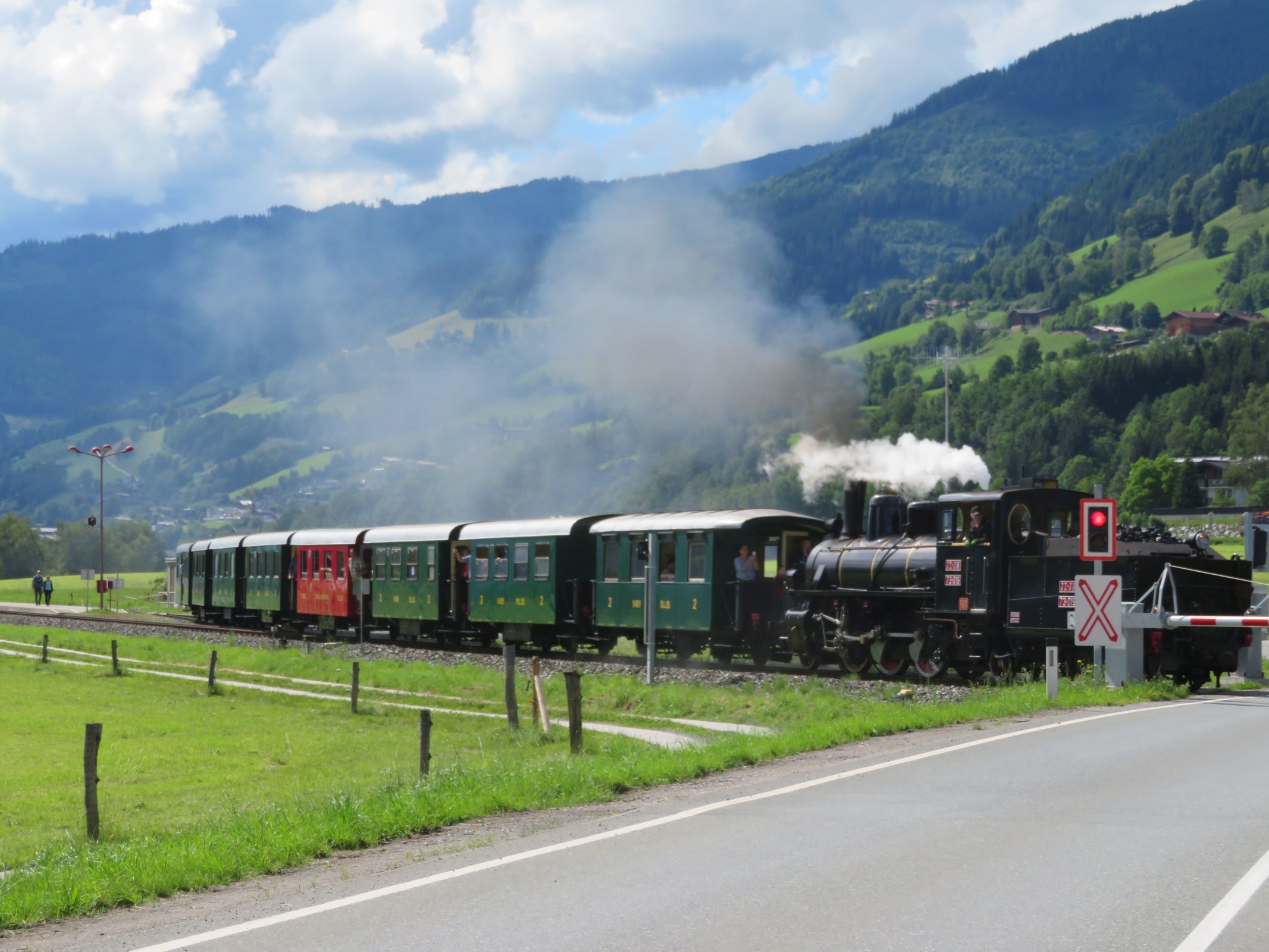 Historische Dampflok.