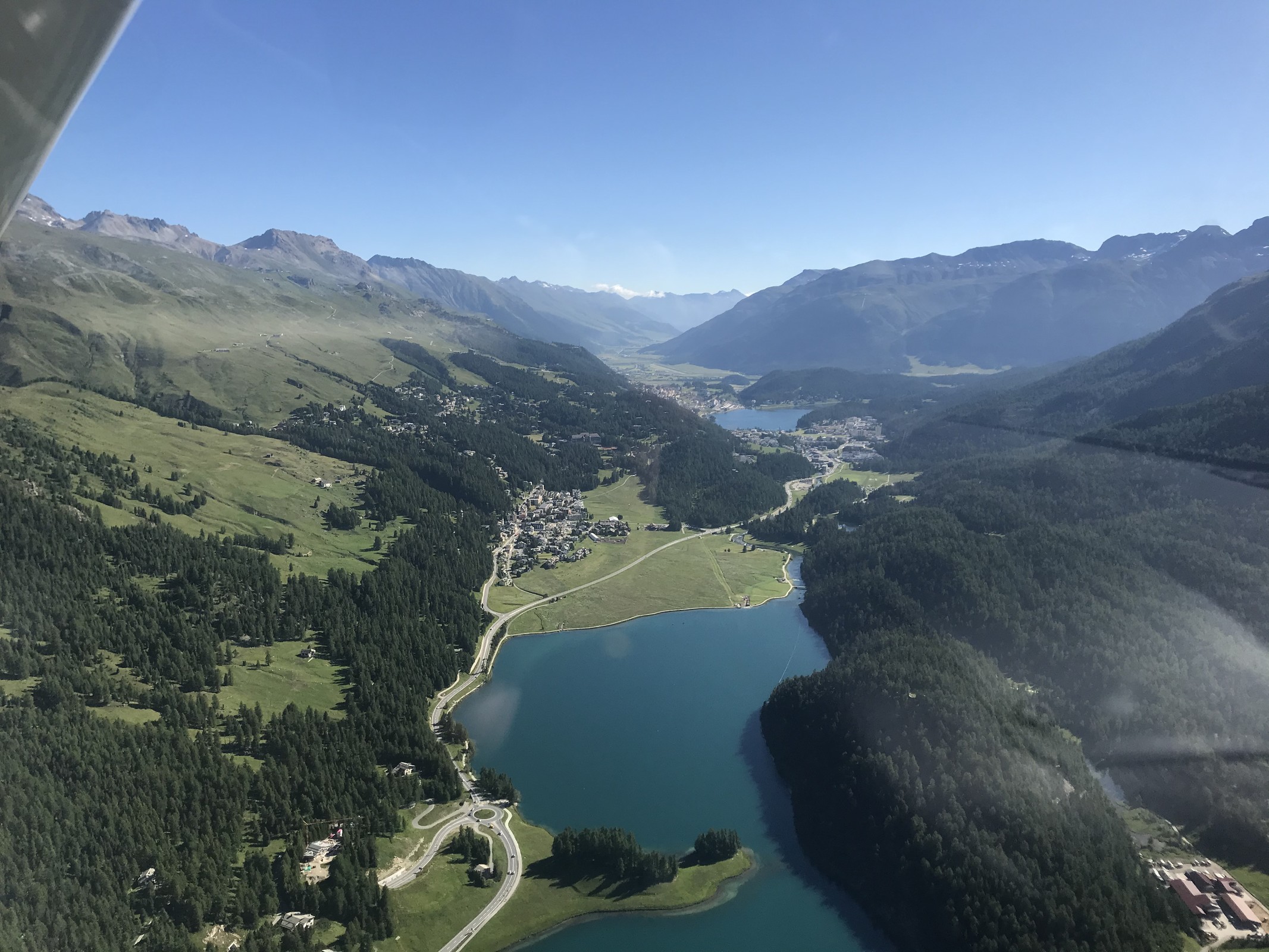 Landeanflug Samedan