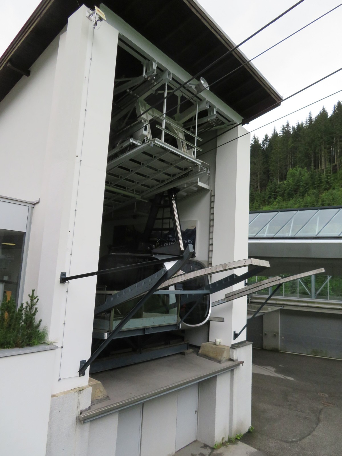 Talstation der Schmittenhöhebahn.