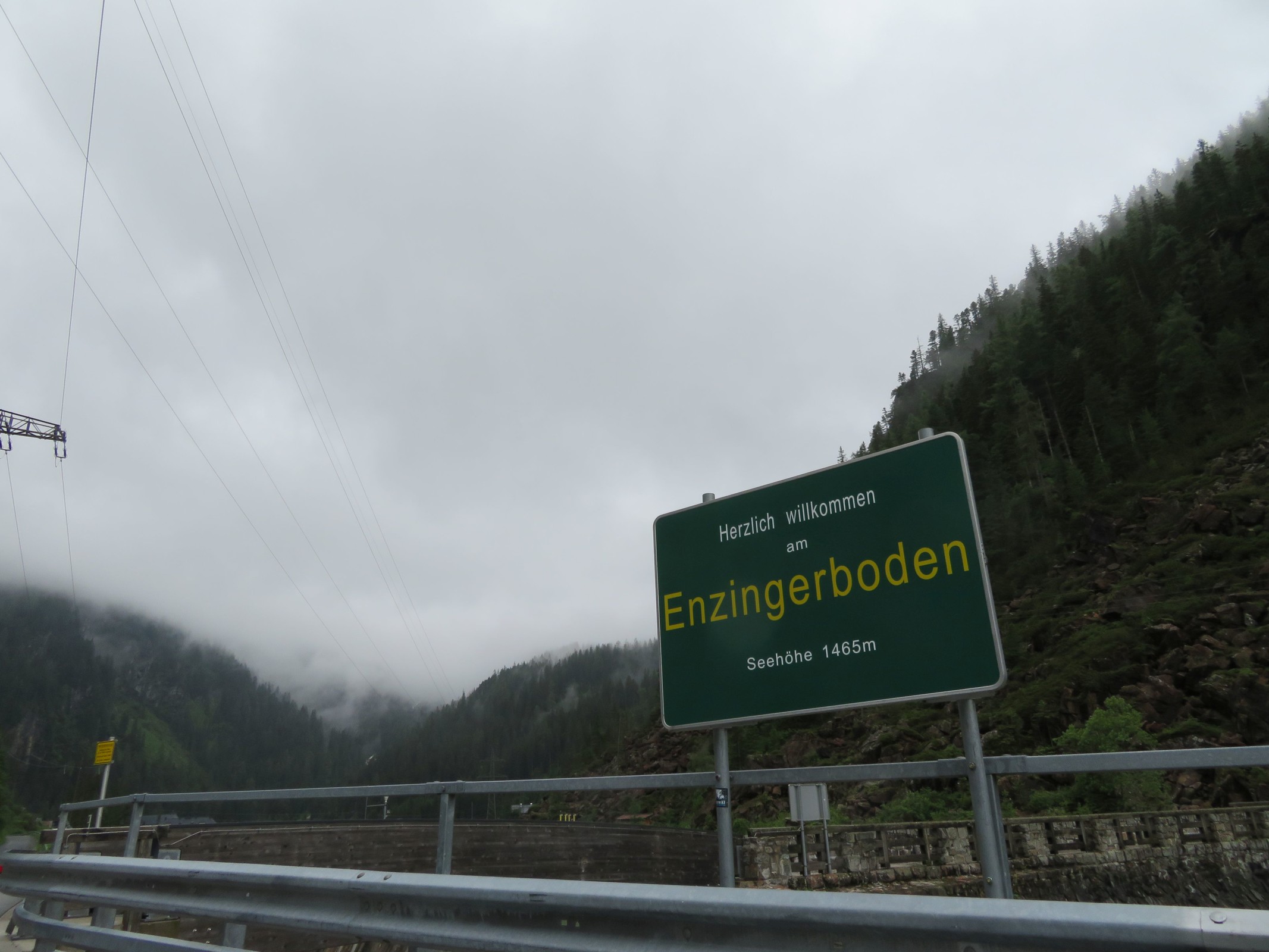 Am Enzingerboden angekommen.