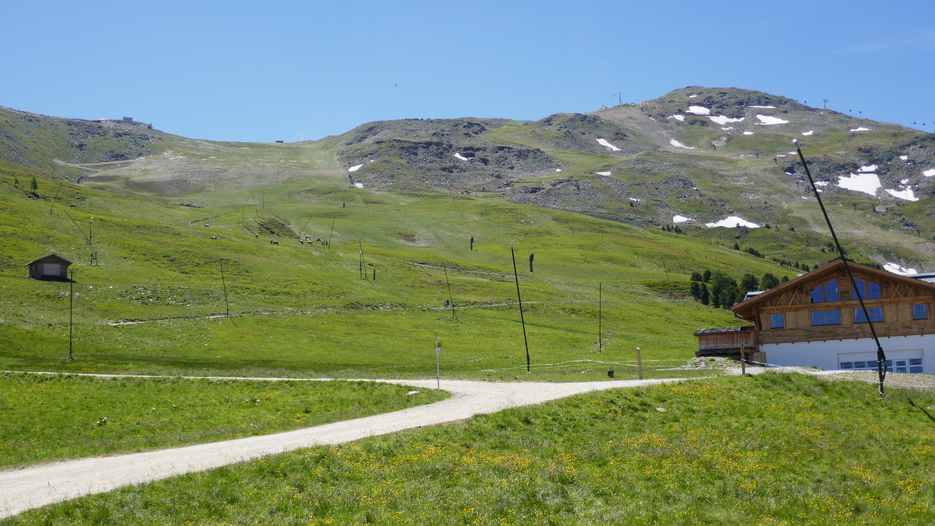 Szenerie von der Zirbenhütte aus gesehen