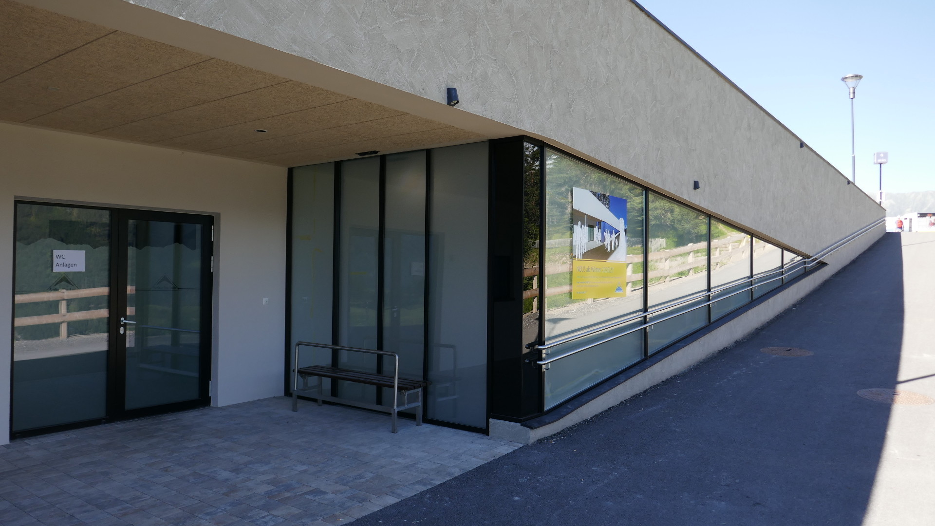 Tunnelausgang U-Bahn (erst ab Winter 2020/21 in Betrieb)