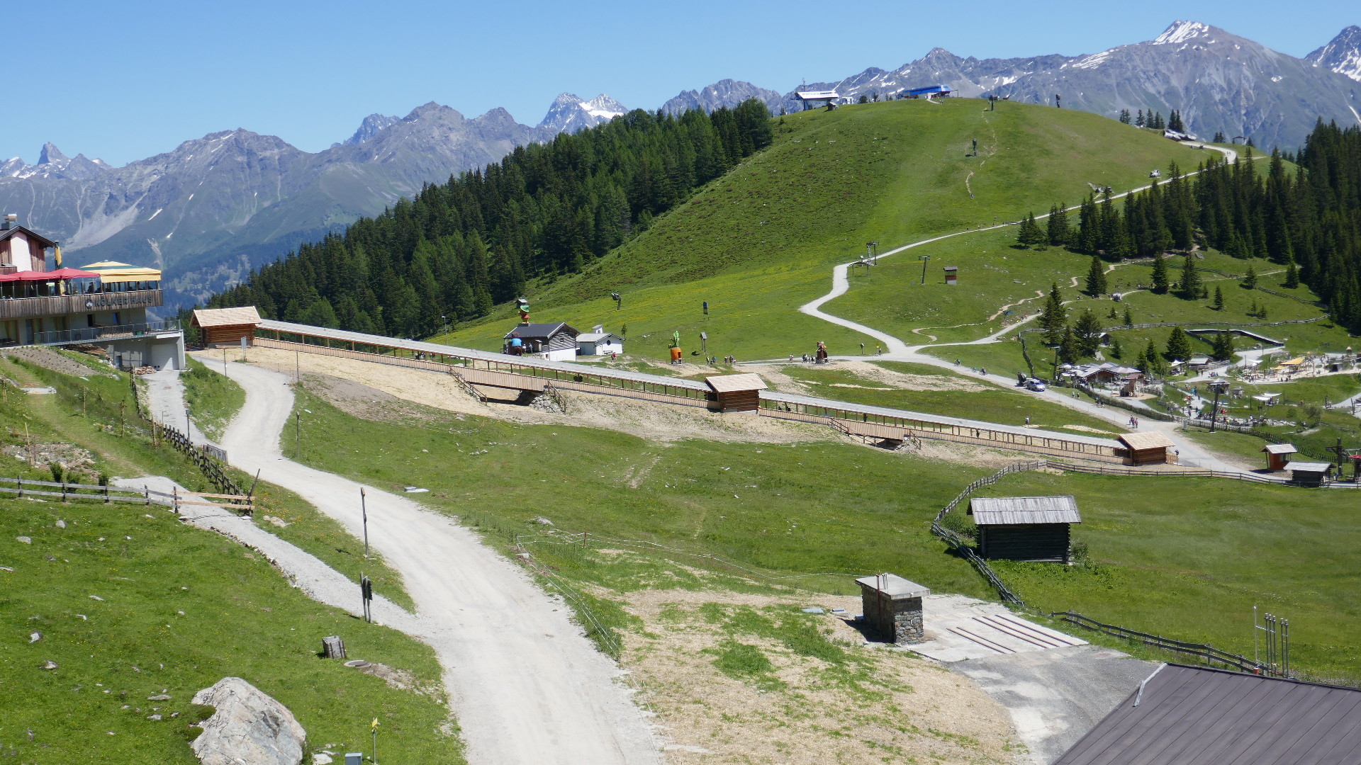 Förderband am Komperdell (Murmeliwasser – Bergstation Komperdell EUB)