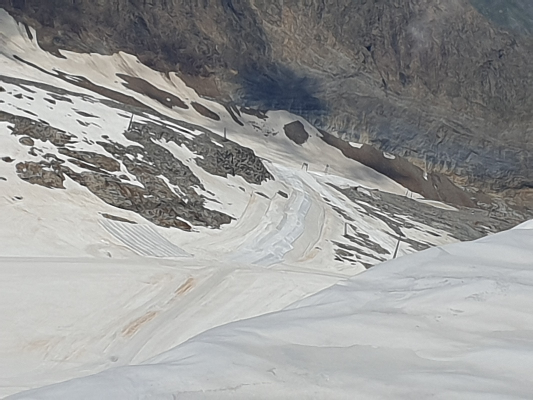Vermattung Zufahrt Kasererbereich