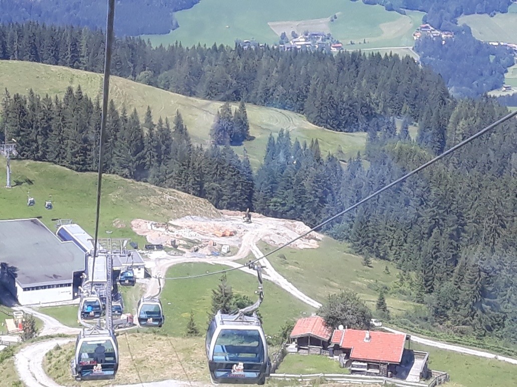 Blick Mittelstation Neualm
