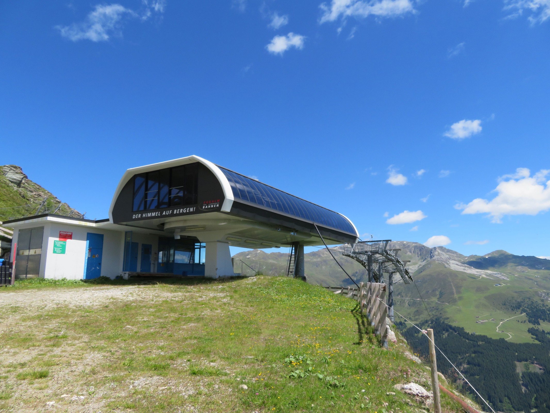 Bergstation des 6er Eggalm Nord.