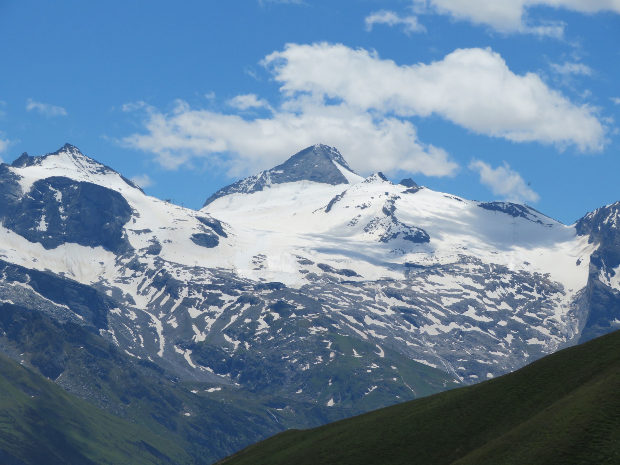 Nochmal ein Zoom zum Gletscher.