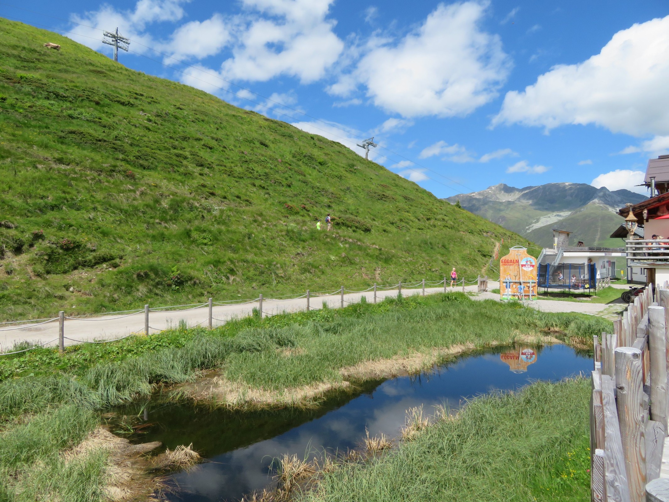 Tümpel an der Eggalm.