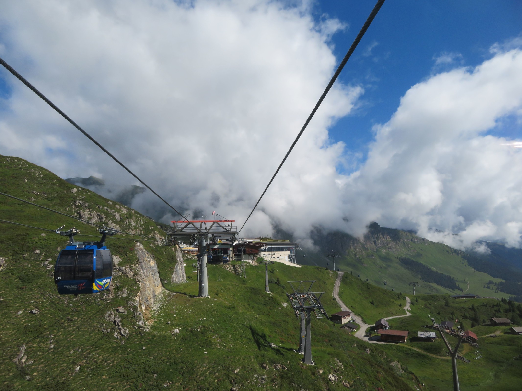 Blick zurück zum Sommerberg.