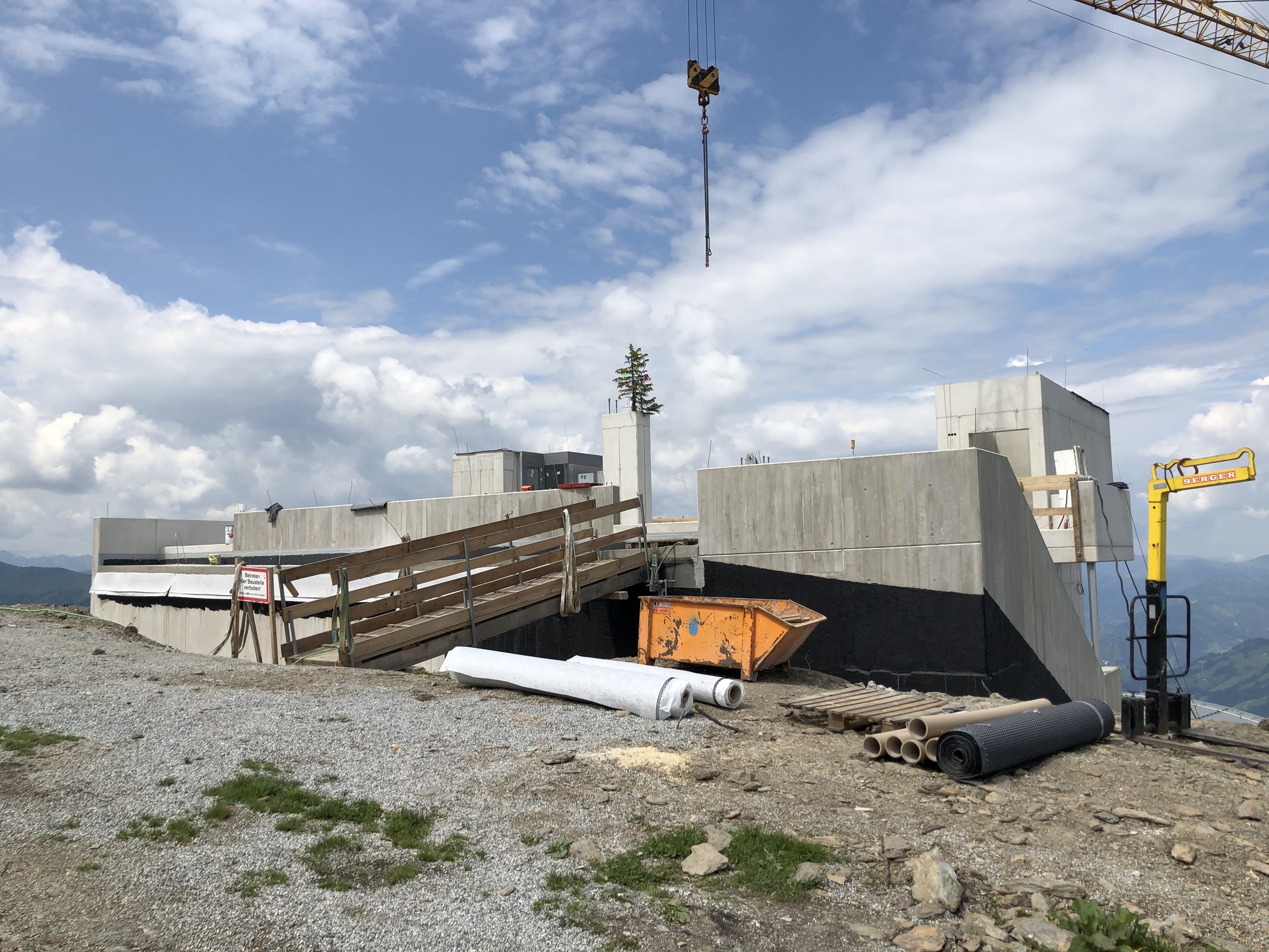 Neubau Bergstation Flying Mozart